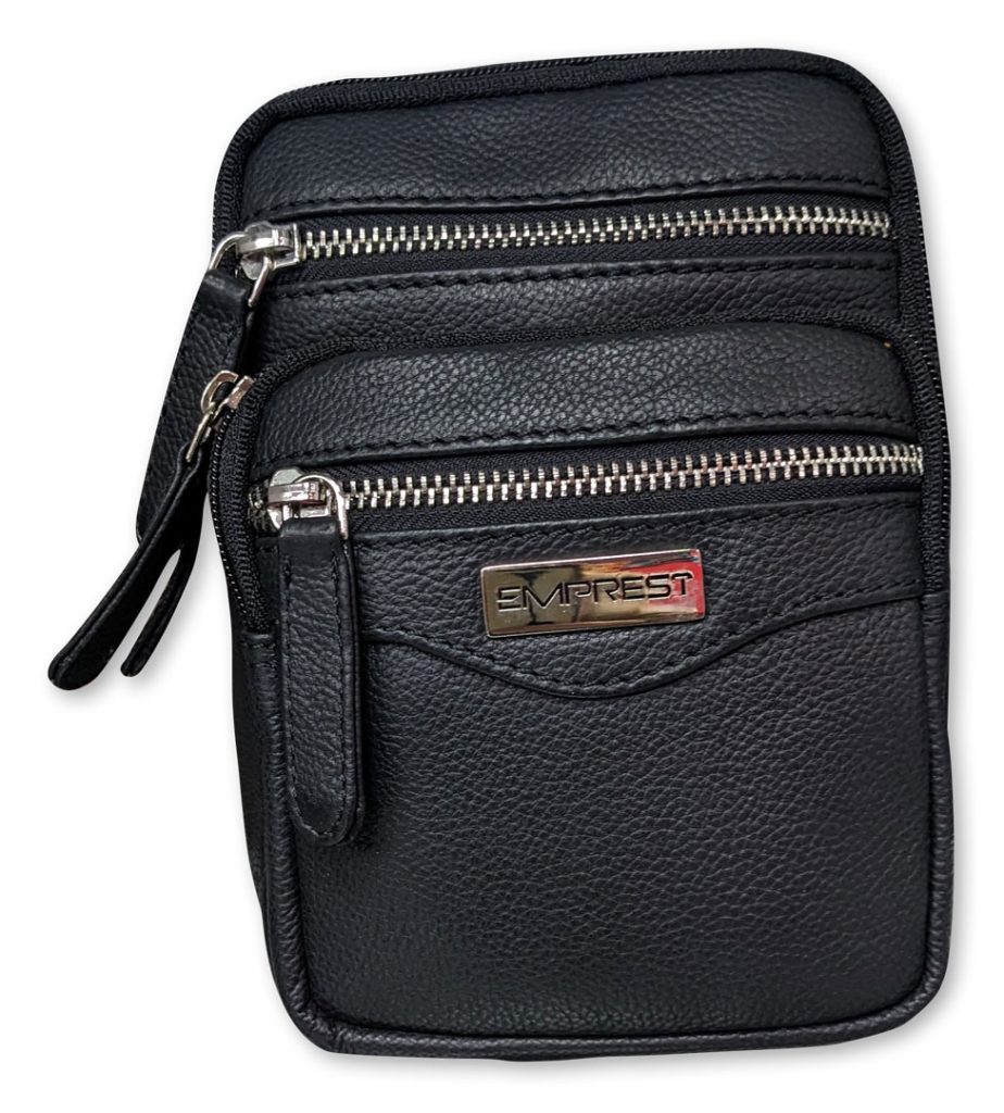 Emprest Black Leather Bag