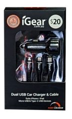 Dual-USB-Car-Charger-&-Cable Dual USB Car Charger & Cable