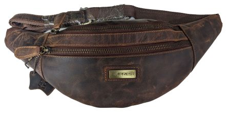 Emprest Brown Leather Bum Bag